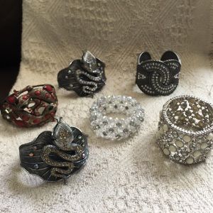 Lot of 6 Beautiful Cuff Bracelets